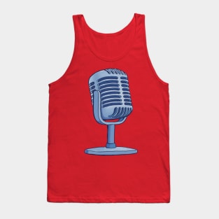 Retro microphone Tank Top